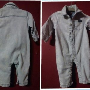 Baby Light denim onesie